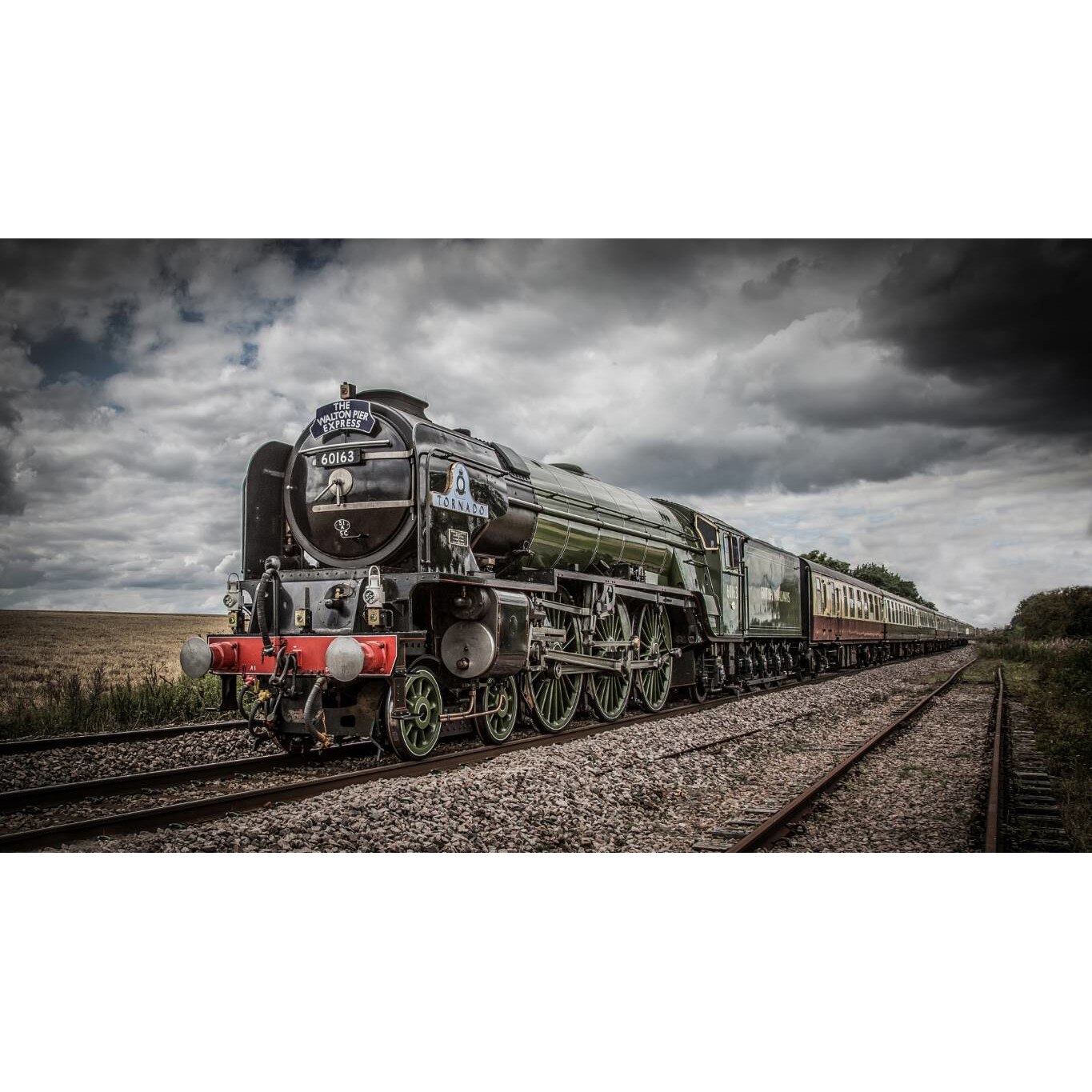 Tablou canvas 90x50 cm, Locomotive model 164