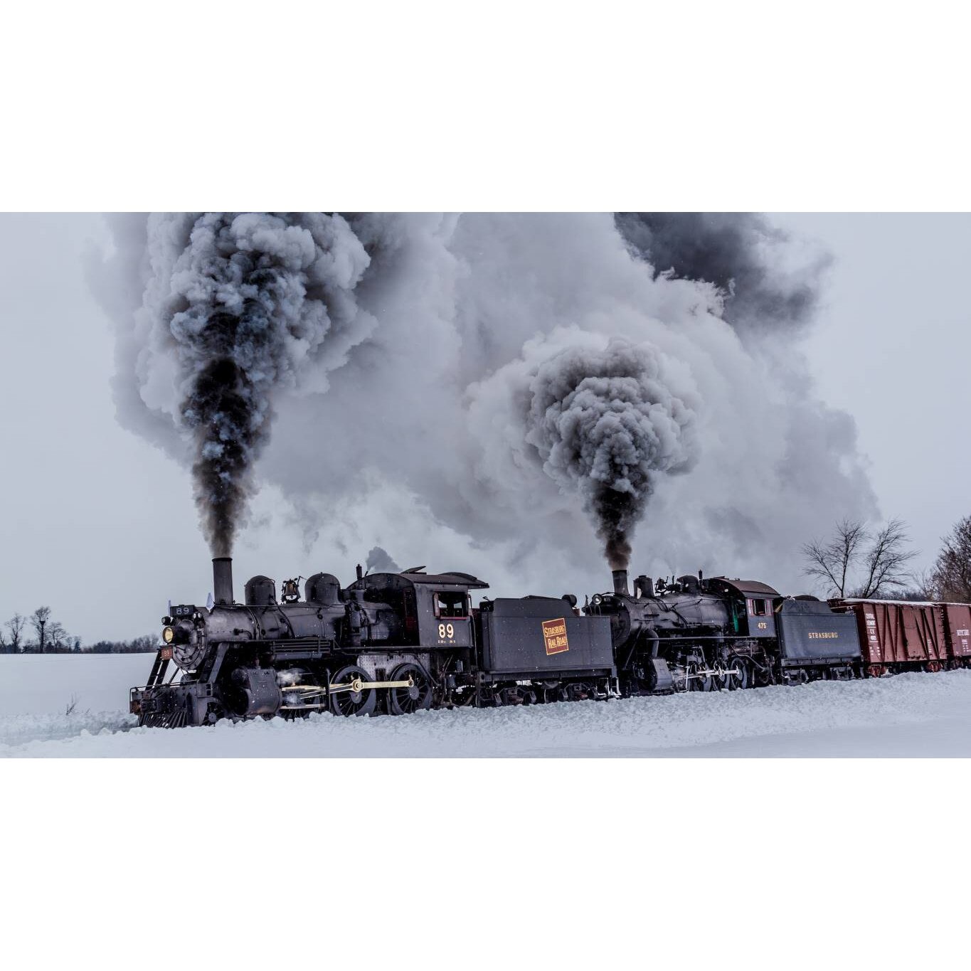 Tablou canvas 75x50 cm, Locomotive model 195