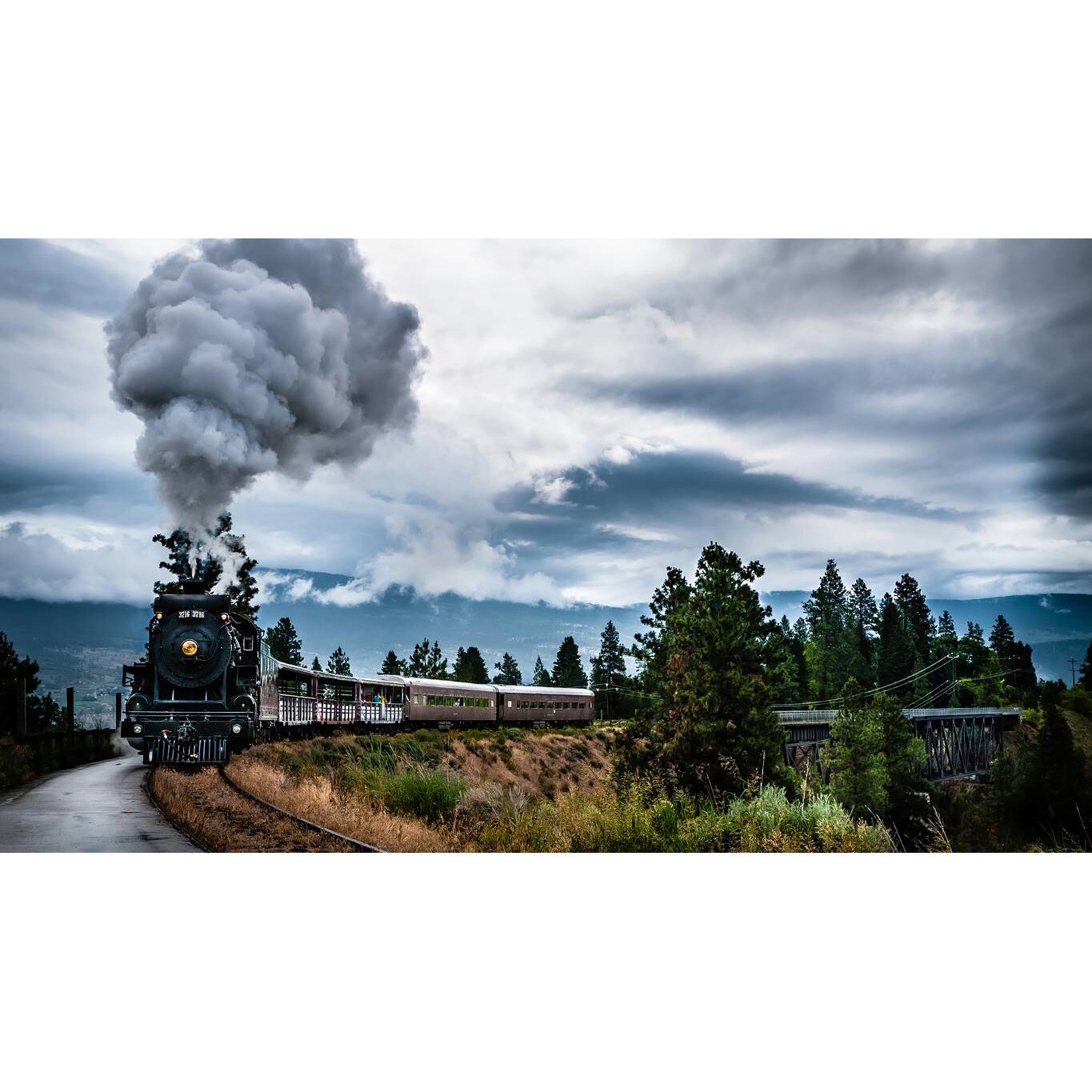 Tablou canvas 90x50 cm, Locomotive model 180