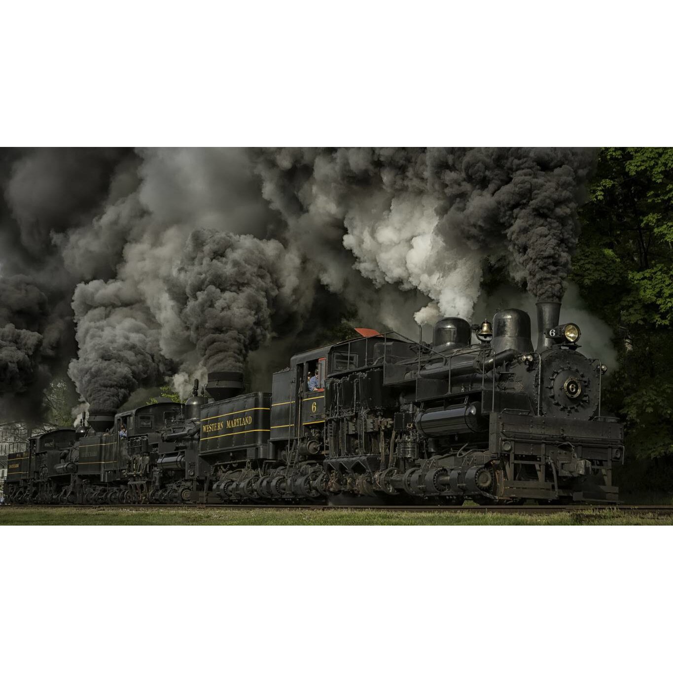 Tablou canvas 75x50 cm, Locomotive model 194