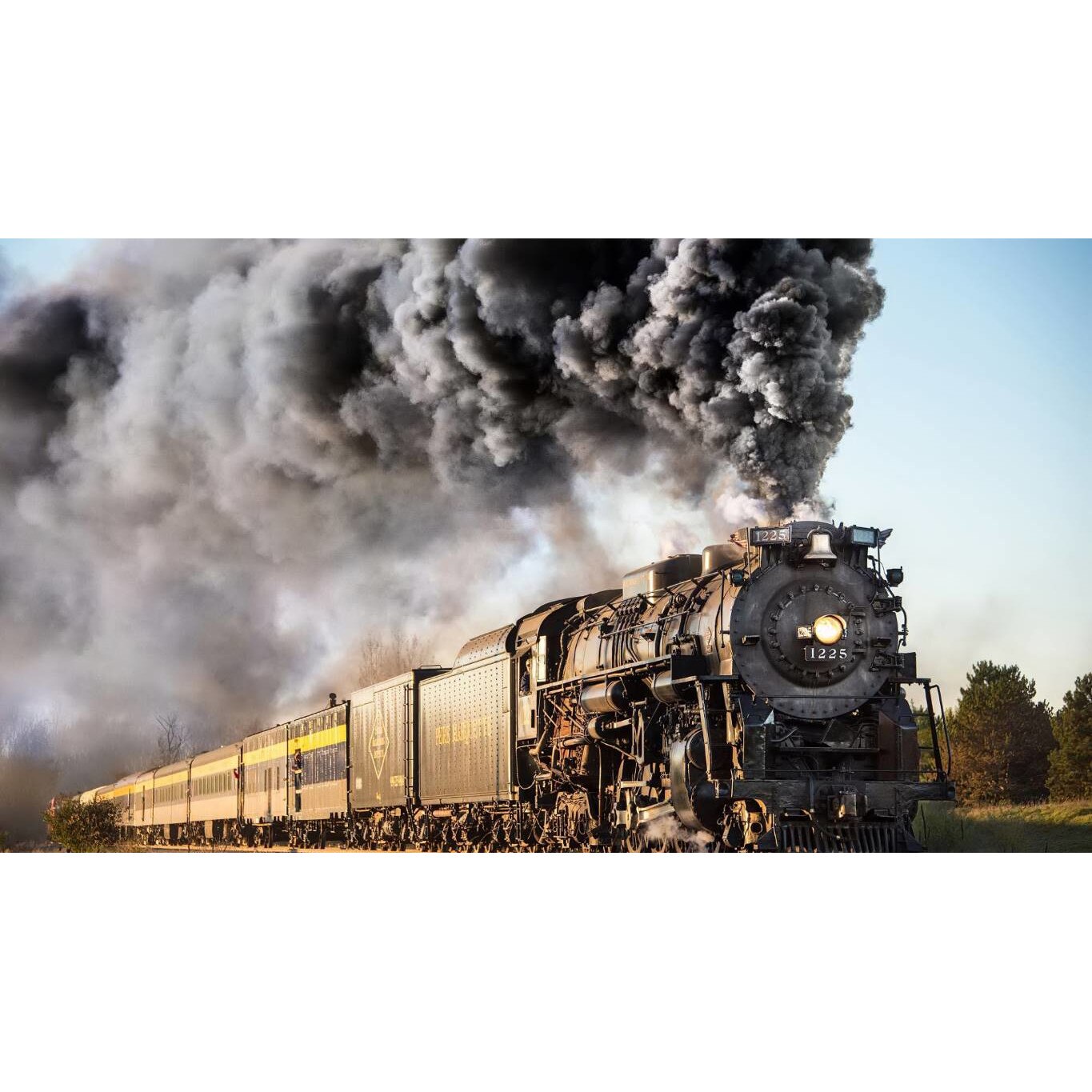 Tablou canvas 90x50 cm, Locomotive model 184