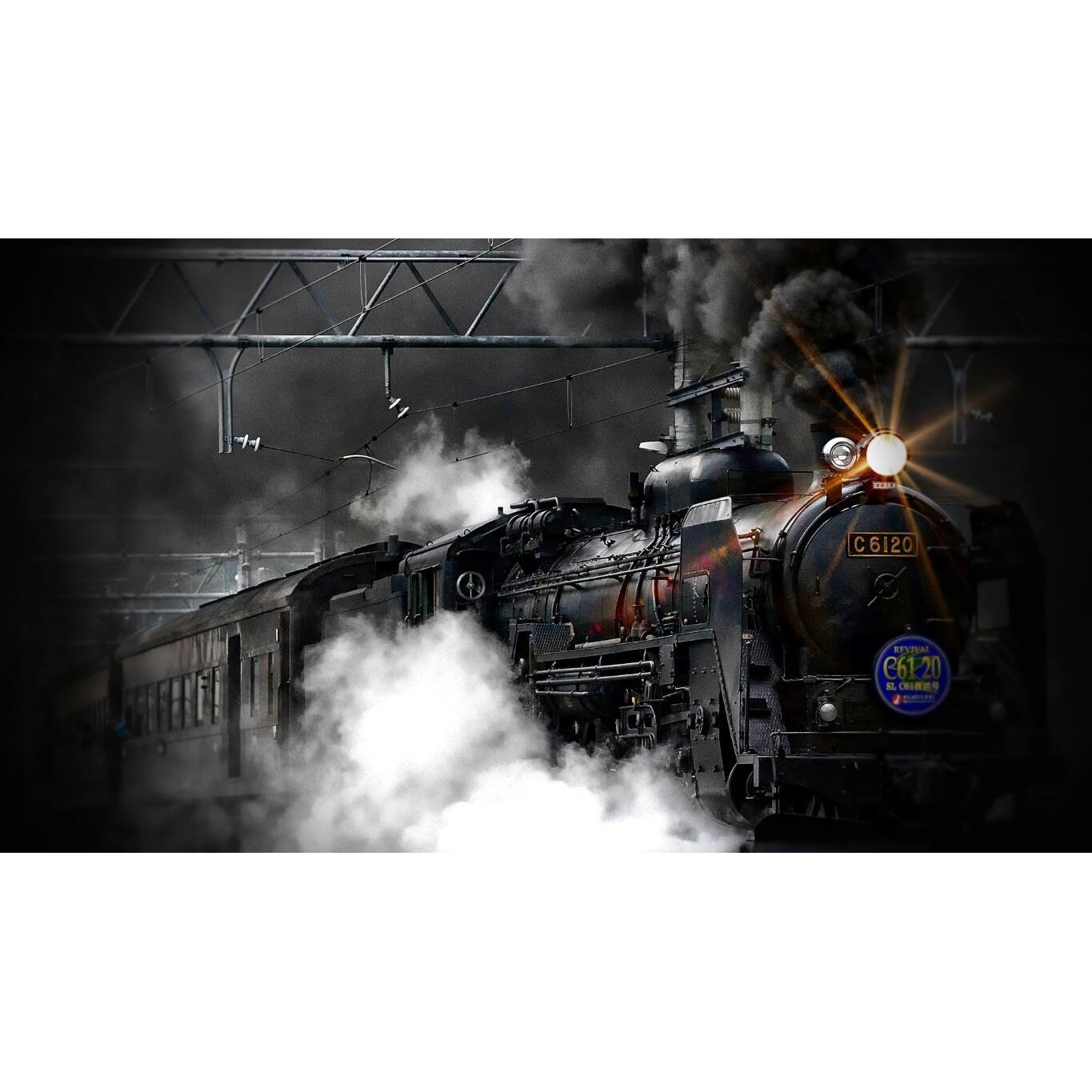 Tablou canvas 75x50 cm, Locomotive model 197