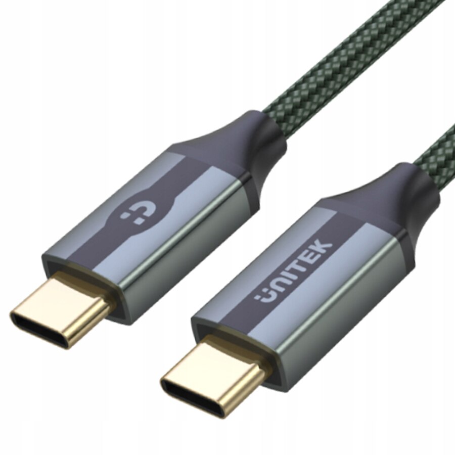 Cablu USB-C 3.1 gen 2 PD Unitek, Nailon, 4K, 10Gbs, 1 m