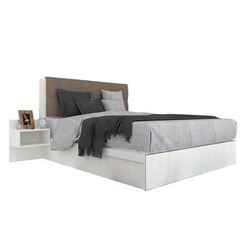 Pat Tapitat Genarom LEX 140 Fara Leat, 8508 / Haiti 03, 204 x 95 x 149 cm Pat Tapitat Genarom LEX 140 Fara Leat, 8508 / Haiti 03, 204 x 95 x 149 cm