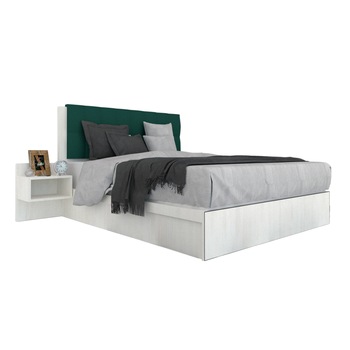 Pat Tapitat Genarom LEX 140 Fara Leat, 8508 / Kronos 04, 204 x 95 x 149 cm Pat Tapitat Genarom LEX 140 Fara Leat, 8508 / Kronos 04, 204 x 95 x 149 cm