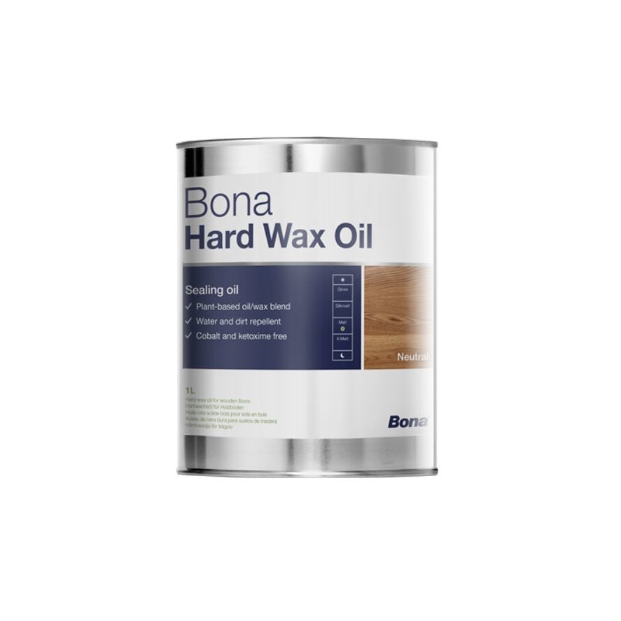 Ulei-Ceara pentru parchet Bona HardWax Oil Satinat 1 Litru