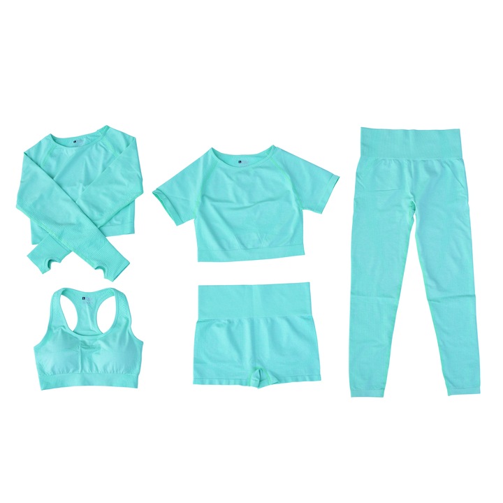 Set fitness 5 piese, Verde
