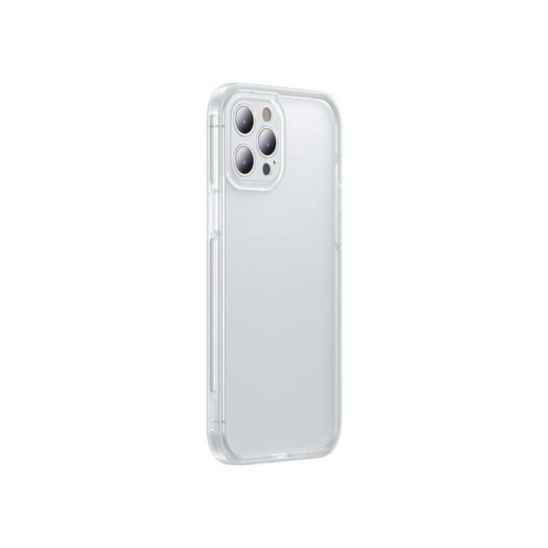 Husa Spate Baseus Cu Protectie La Camera Compatibila Cu iPhone 12 Pro, Transparenta Din Gel Soft