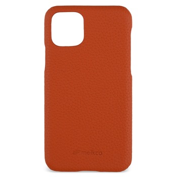 Husa din piele Melkco pentru iPhone 11 Pro, Orange Husa din piele Melkco pentru iPhone 11 Pro, Orange