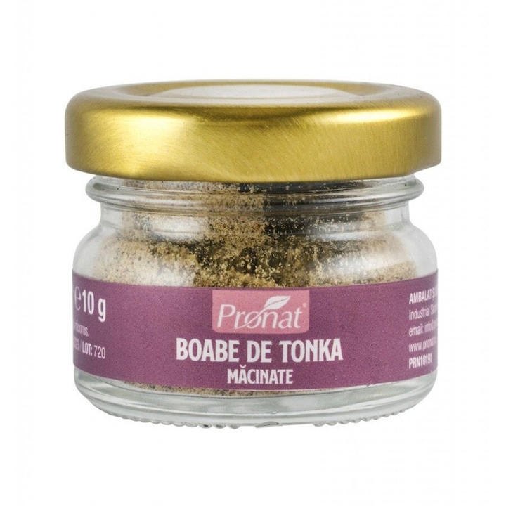 Boabe de Tonka Macinate 10gr Pronat