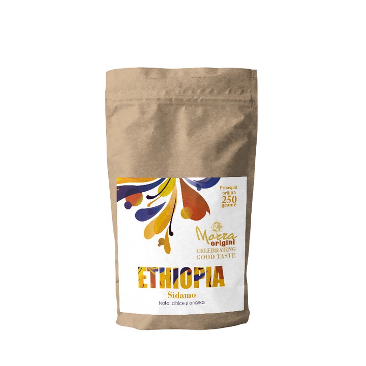 Cafea boabe Morra Origini Ethiopia Sidamo, 250 g