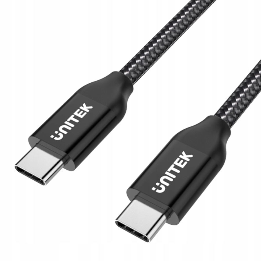 Cablu incarcare USB-C la USB-C PD Unitek, Nailon, 100W, 2 m