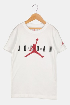 Nike, Tricou cu decolteu la baza gatului Jordan, Alb/Rosu Nike, Tricou cu decolteu la baza gatului Jordan, Alb/Rosu