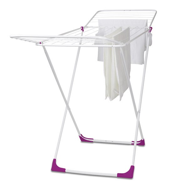 Uscator de rufe, Jotta, 183x55x99cm, alb-mov, Carmen