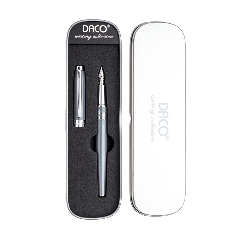 Stilou metalic, Daco, Gri/Argintiu, ST112GR