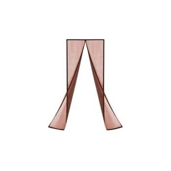 Perdea anti-insecte cu inchidere magnetica, 210 x 100 cm,maro Perdea anti-insecte cu inchidere magnetica, 210 x 100 cm,maro