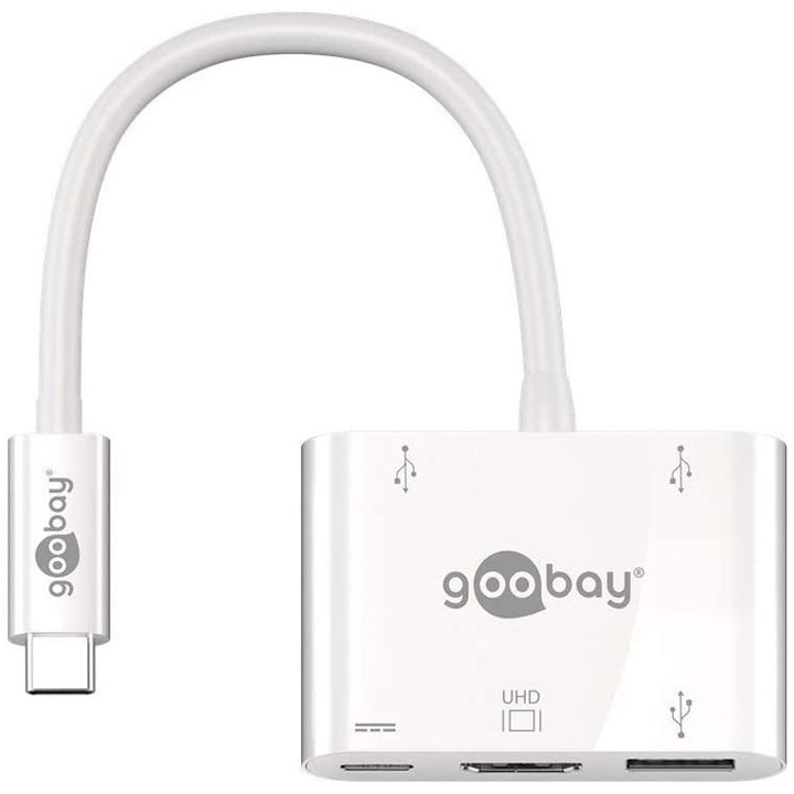 Adaptor USB-C, 2x USB 2.0, 1x USB 3.0, HDMI, 1x USB-C Goobay