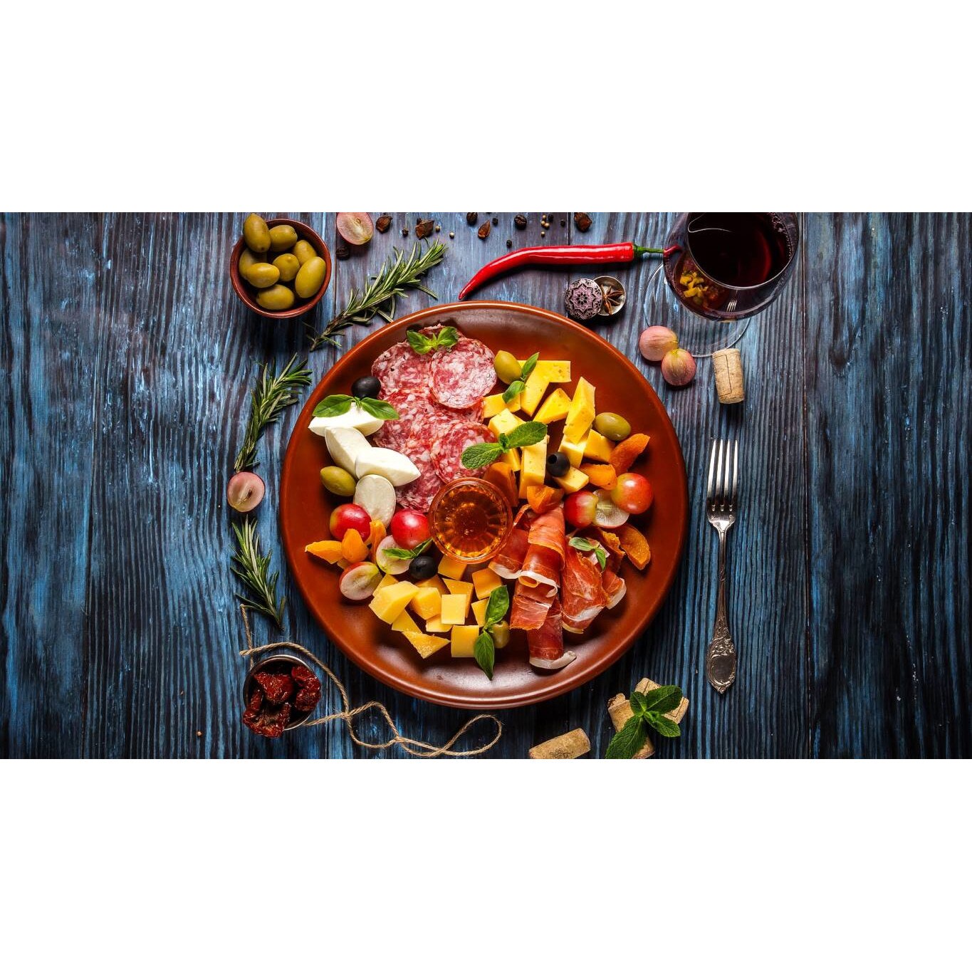 Tablou canvas 90x50 cm, Mancare si Bautura model 201