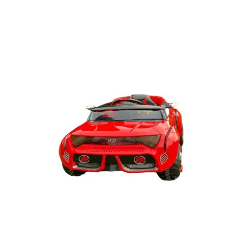 Masina electrica, Mk toys, cu sunete, lumini, MP3, incarcare cu acumulator, MKG176843, rosu, + 3 ani