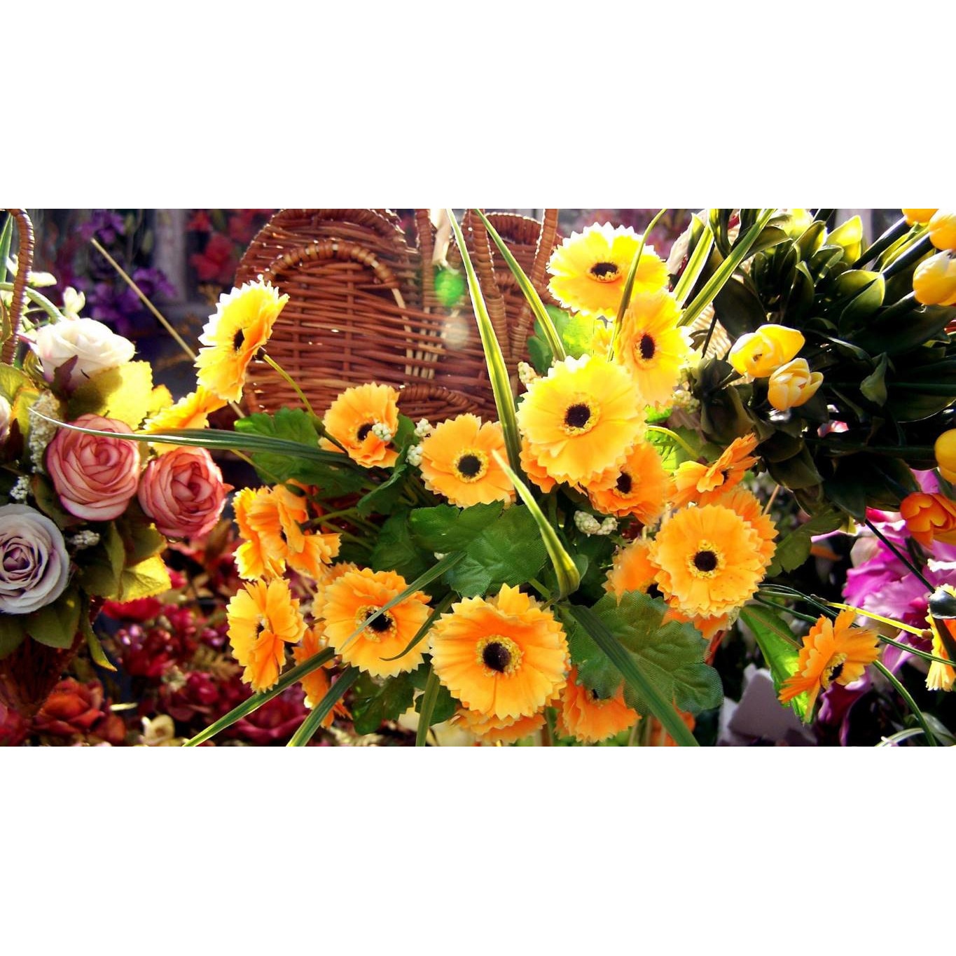 Tablou canvas 75x50 cm, Natura cu Flori model 317