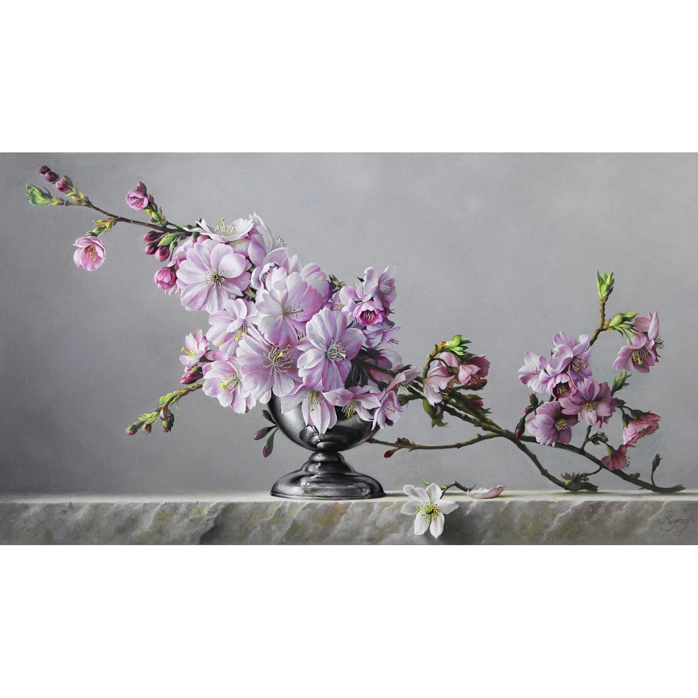 Tablou canvas 75x50 cm, Natura cu Flori model 300