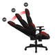 Гейминг столове SENSE7 Vanguard, Материал,150kg, черно/червен
