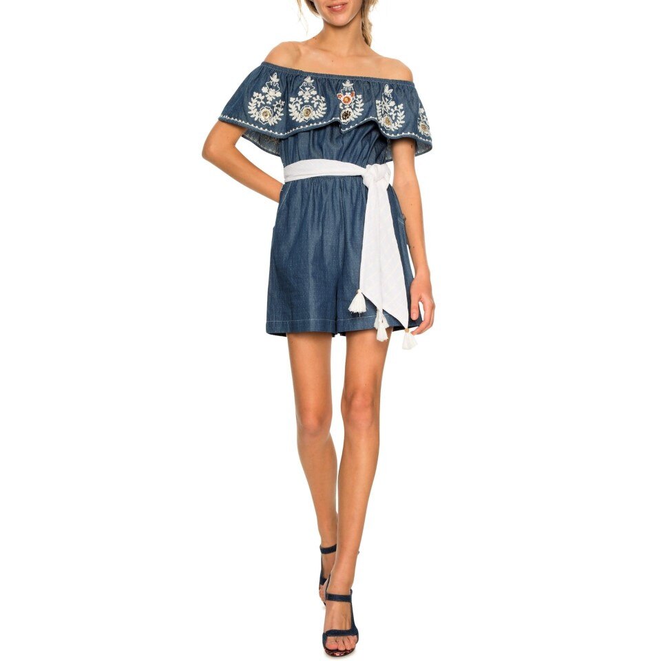 Salopeta Desigual 18swdd45, Albastru, S