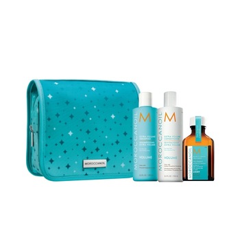 Set pentru parul fin lipsit de volum Holiday Volume Moroccanoil V2 Set pentru parul fin lipsit de volum Holiday Volume Moroccanoil V2