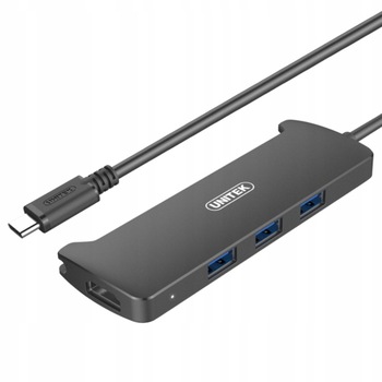 Hub 3 USB-A 3.0/3.1 gen 1 Unitek, HDMI 4K OTG Hub 3 USB-A 3.0/3.1 gen 1 Unitek, HDMI 4K OTG