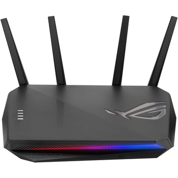 Router gaming wireless ASUS GS-AX5400, AX5400, WiFi 6, MU-MIMO, Mobile Game Mode, compatibil PS5, Instant Guard, Gear Accelerator, 6 antene Wi-Fi Router gaming wireless ASUS GS-AX5400, AX5400, WiFi 6, MU-MIMO, Mobile Game Mode, compatibil PS5, Instant Guard, Gear Accelerator, 6 antene Wi-Fi
