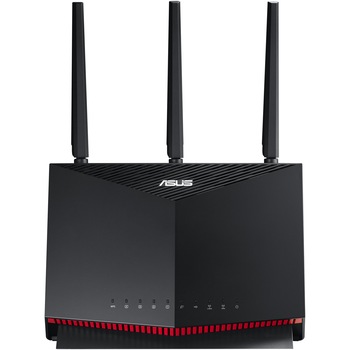 Router gaming wireless ASUS RT-AX86S, AX5700, WiFi 6, MU-MIMO, Mobile Game Mode, compatibil PS5, AiProtection Pro, Parental Controls, 3 antene Wi-Fi Router gaming wireless ASUS RT-AX86S, AX5700, WiFi 6, MU-MIMO, Mobile Game Mode, compatibil PS5, AiProtection Pro, Parental Controls, 3 antene Wi-Fi