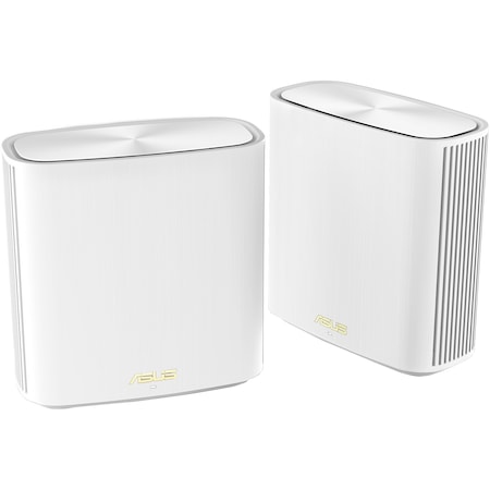 Sistem Mesh Wi-Fi ASUS ZenWiFi XD6 XD6 (W-2-PK), AX5400, Dual-band, Wi-Fi 6, AiMesh, Acoperire pentru întreaga casă