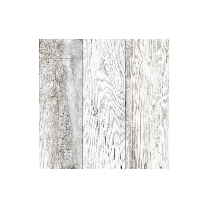 Gresie portelanata Madera White 8830, tip lemn, 45x45 cm, culoare alb, finisaj mat