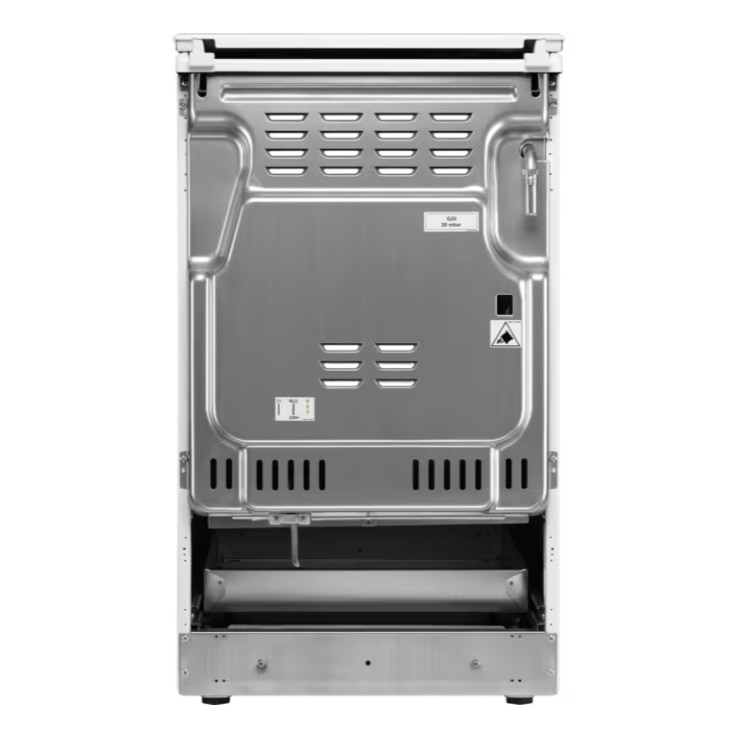Aragaz ELECTROLUX Steambake LKK560000K, 4 arzatoare, Gaz + Electric, L 50 cm, Grill, Negru