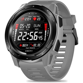 Ceas Smartwatch ZEBLAZE VIBE 5 Bluetooth 4.0, IP67, 5ATM waterproof, cu HR si multisport tracking, Gri Ceas Smartwatch ZEBLAZE VIBE 5 Bluetooth 4.0, IP67, 5ATM waterproof, cu HR si multisport tracking, Gri