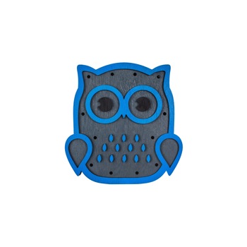 Lampa Personalizabila HandyHands din lemn Bufnita Inteleapta 36 cm x 38 cm Lampa Personalizabila HandyHands din lemn Bufnita Inteleapta 36 cm x 38 cm