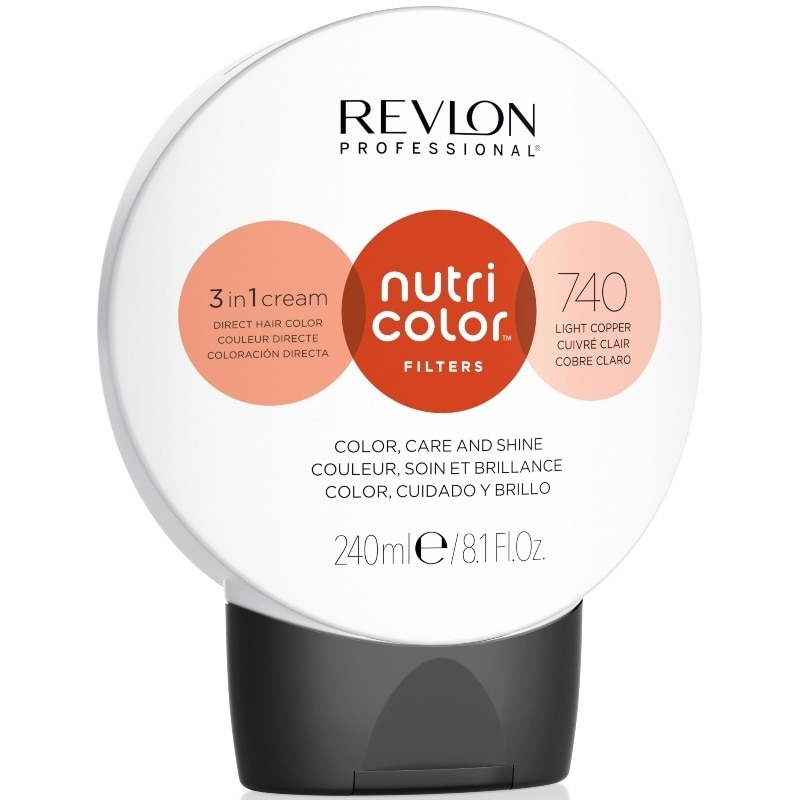 Crema Balsam pentru tonarea parului Revlon 240 Ml ,nuanta 740 Light Copper