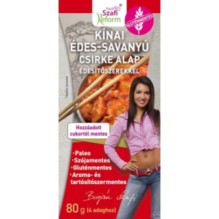 Szafi Reform kínai édes-savanyú csirkealap ( gluténmentes 80 g