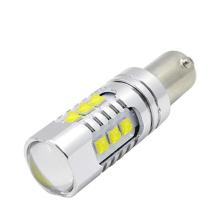 Led auto Alb T4W / BA9S Canbus 80W 12-24V Leduri CREE