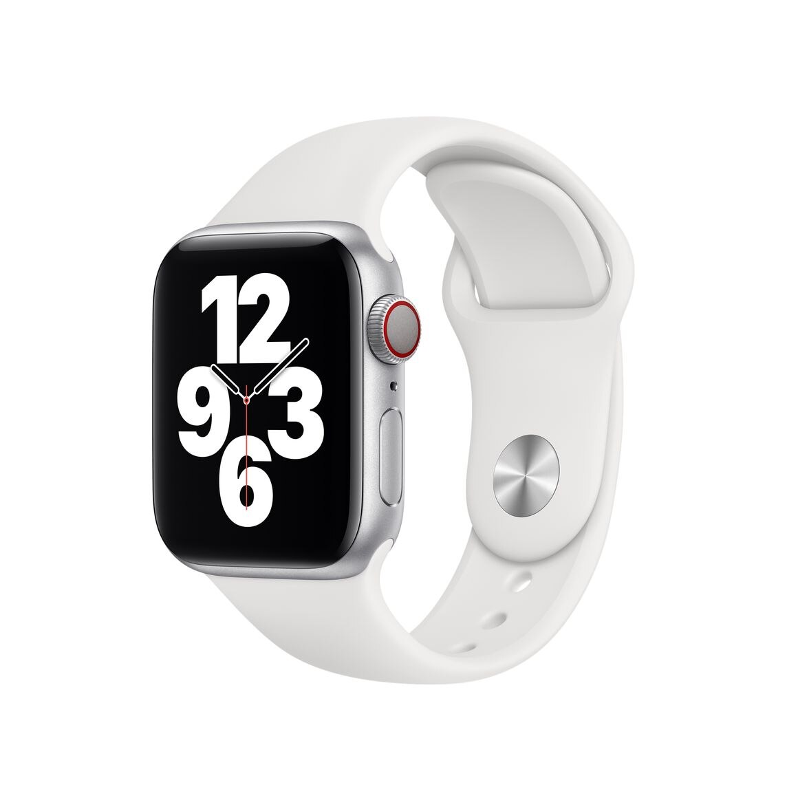 Curea silicon KD Home® compatibila Apple Watch versiune 1/2/3/4/5/6, 42/44 mm, Alb