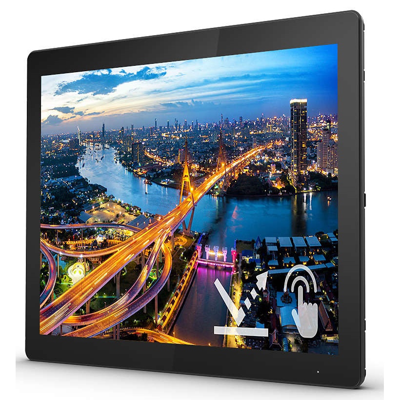 Монитор Philips 17", TN, Touchscreen, SXGA, 75Hz, 4ms, DisplayPort ...