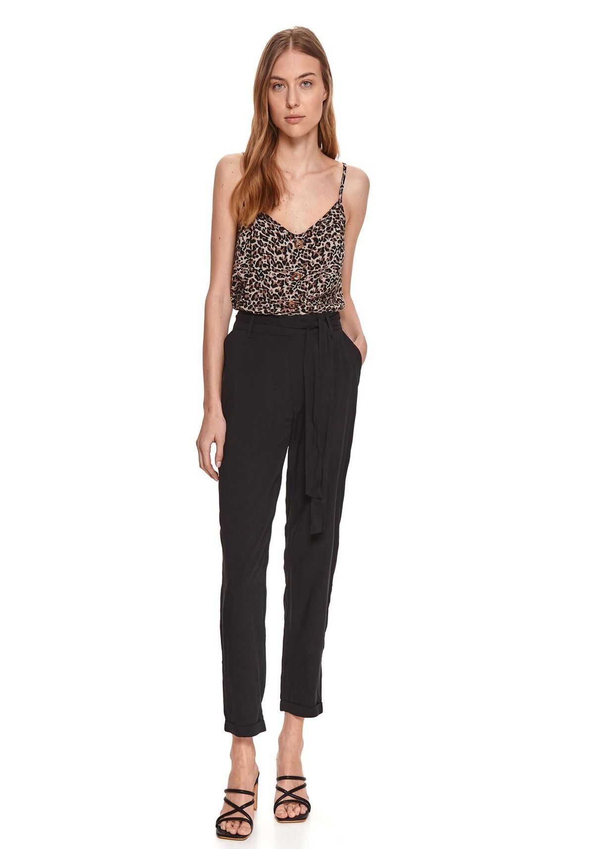 Pantaloni femei, TOP SECRET, SSP3787, Negru