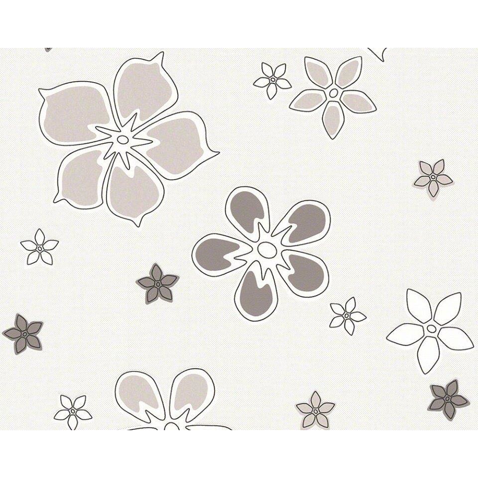 Tapet, AS Creation 938052, Bej/Maro/Alb, 10.05 x 0.53 m