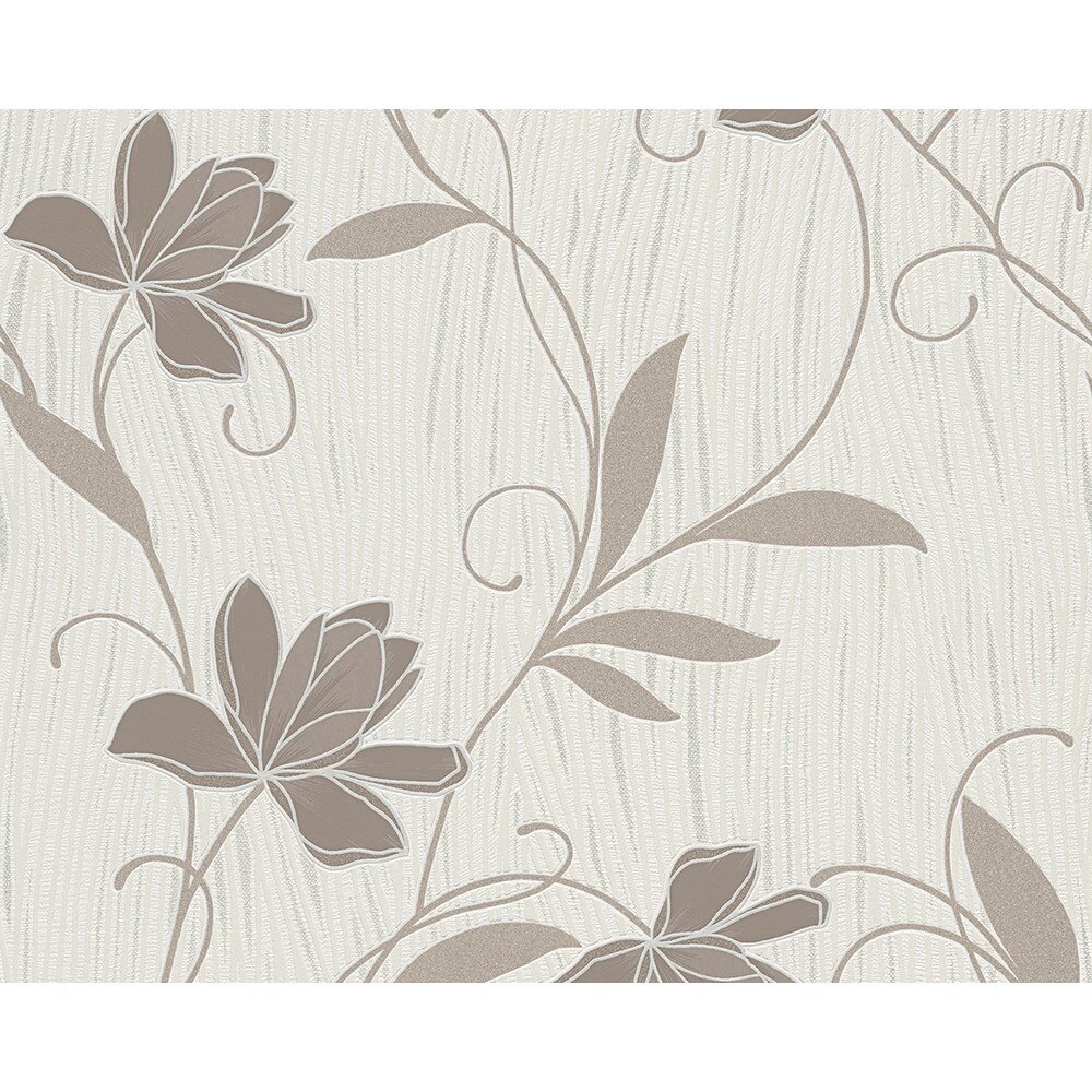 Tapet, AS Creation 949646, Maro/Metalic/Alb, 10.05 x 0.53 m