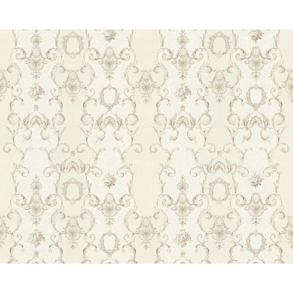 Tapet, AS Creation 343922, Crem/Gri/Metalic, 10.05 x 0.53 m