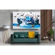 Tablou canvas - Abstract 3d animale, 50x35 cm