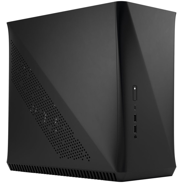 Carcasa Fractal Era ITX, Micro Tower, fara sursa, mITX, Black