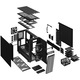 Carcasa Fractal Define 7 Solid, Mid Tower, fara sursa, E-ATX, Black