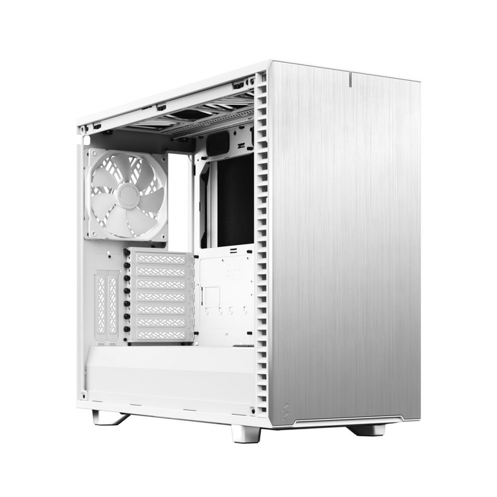 Компютърна кутия Fractal Define 7 TG Clear Tint , Mid Tower, Без захранващ блок, E-ATX, White