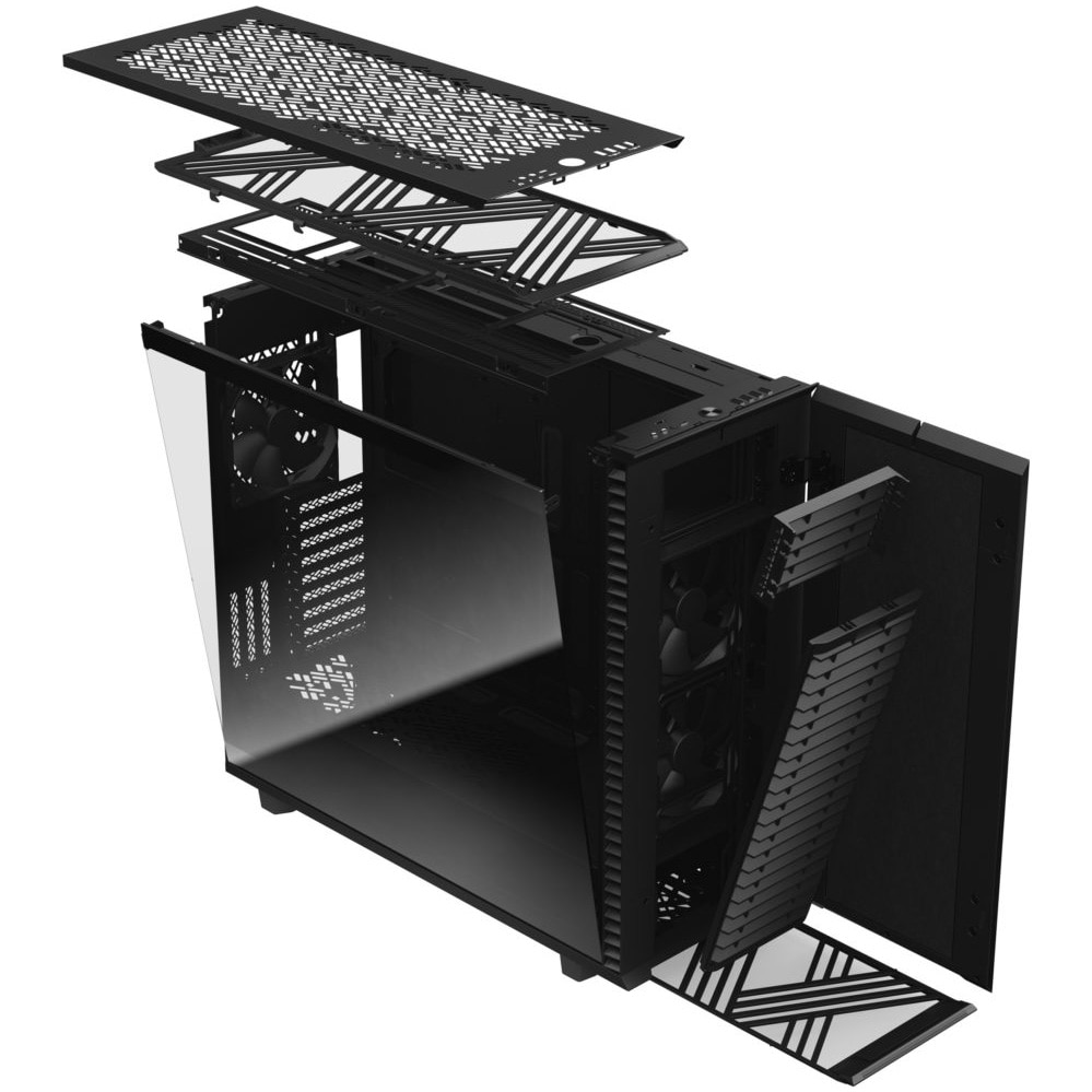 Carcasa Fractal Define 7 XL TG Dark Tint, Mid Tower, fara